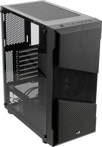 Корпус Miditower Aerocool Flo Saturn FRGB-G-BK-v1 черный FLO FRGB-G-BK-V1 фото 12