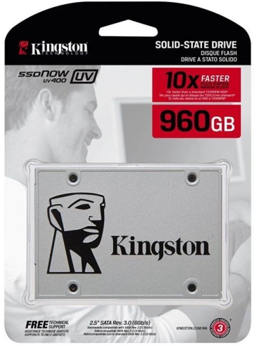 Накопитель SSD SATA 2.5 Kingston 960Gb UV400 Series SUV400S37/960G фото 3 Накопитель SSD SATA 2.5 Kingston 960Gb UV400 Series SUV400S37/960G фото 3