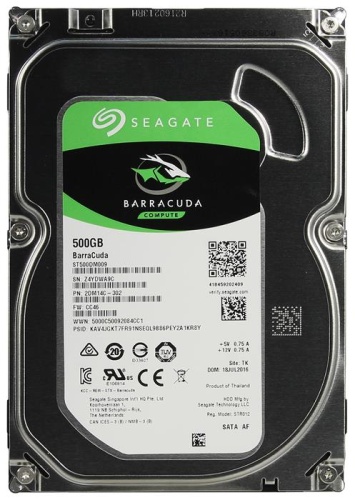 Жесткий диск SATA HDD Seagate 500ГБ Barracuda ST500DM009 Жесткий диск SATA HDD Seagate 500ГБ Barracuda ST500DM009