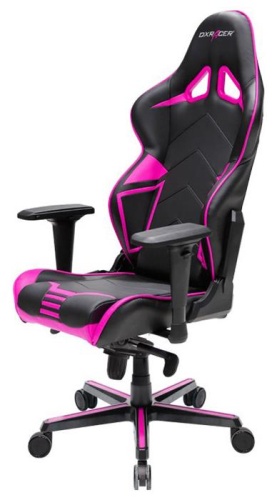 Игровое кресло DXRacer OH/RV131/NP Racing чёрно-розовое Игровое кресло DXRacer OH/RV131/NP Racing чёрно-розовое