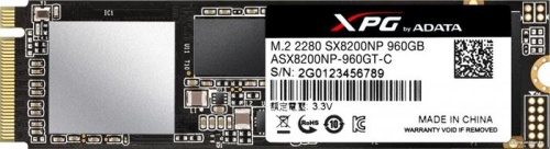Накопитель SSD M.2 A-Data 960Gb XPG SX8200 ASX8200NP-960GT-C Накопитель SSD M.2 A-Data 960Gb XPG SX8200 ASX8200NP-960GT-C