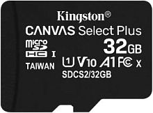 Карта памяти Micro SDHC Kingston 32Gb SDCS2/32GBSP CanvSelect Plus