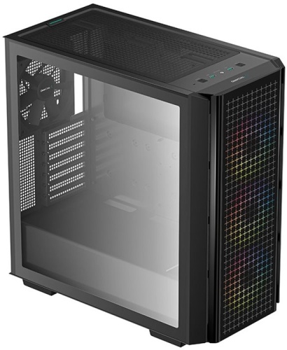 Корпус Miditower Deepcool CG540 черный фото 4