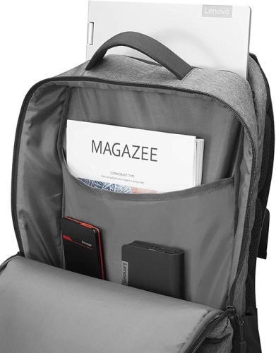 Рюкзак для ноутбука Lenovo 17 17-inch Laptop Urban Backpack B730 серый полиэстер (GX40X54263) фото 6 Рюкзак для ноутбука Lenovo 17 17-inch Laptop Urban Backpack B730 серый полиэстер (GX40X54263) фото 6