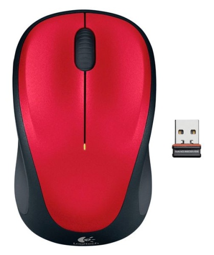 Беспроводная мышь Logitech Wireless Mouse M235 Red 910-002496 фото 2 Беспроводная мышь Logitech Wireless Mouse M235 Red 910-002496 фото 2