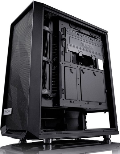 Корпус Miditower Fractal Design Meshify C Dark TG Black, Window фото 3