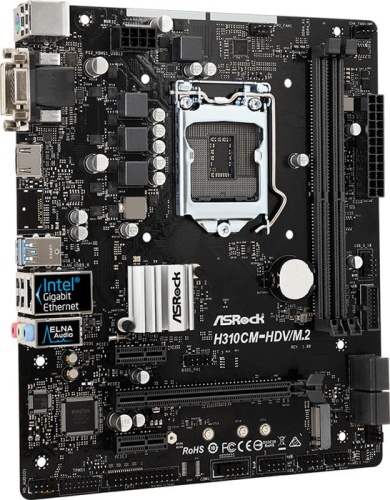 Мат. плата Socket1151v2 ASRock H310CM-HDV/M.2 фото 3