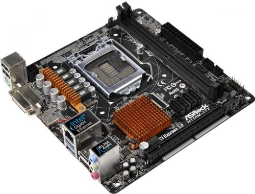 Мат. плата Socket1151 ASRock H110M-ITX фото 2