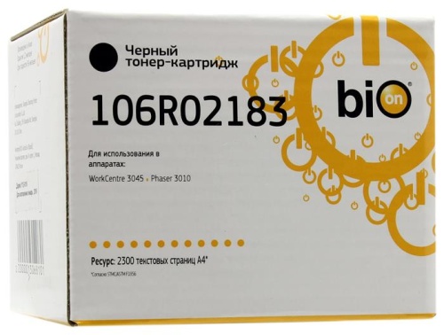 Картридж совместимый лазерный Bion 106R02183 PTX3010 Картридж совместимый лазерный Bion 106R02183 PTX3010