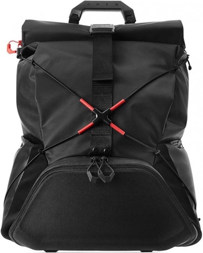 Рюкзак для ноутбука Hewlett Packard 17.3 OMEN X Transceptor Backpack черный/красный (3KJ69AA)