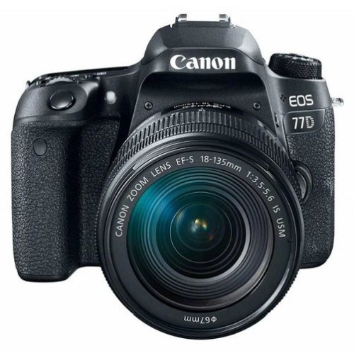 Цифровой фотоаппарат Canon EOS 77D черный 1892C004 фото 2