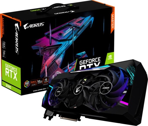 Видеокарта PCI-E GIGABYTE GV-N3080AORUS M-12GD фото 9