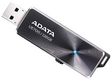 Накопитель USB flash A-DATA 128GB DashDrive Elite UE700 Черный, металлич. AUE700-128G-CBK