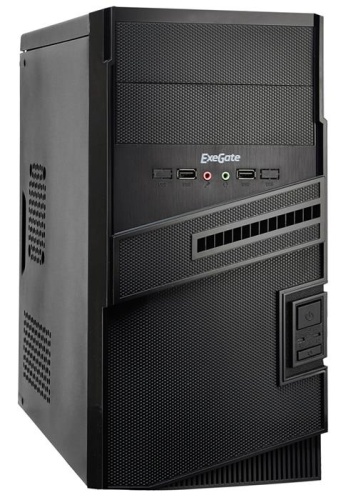 Корпус Minitower EXEGATE BA-112 Black EX268704RUS