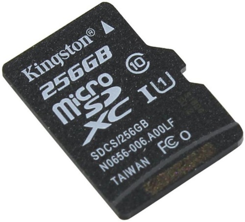 Карта памяти micro SDXC Kingston 256Gb SDCS/256GBSP