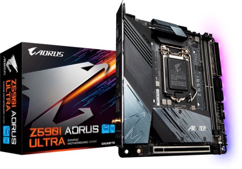 Мат. плата Socket1200 GIGABYTE Z590I AORUS ULTRA фото 4