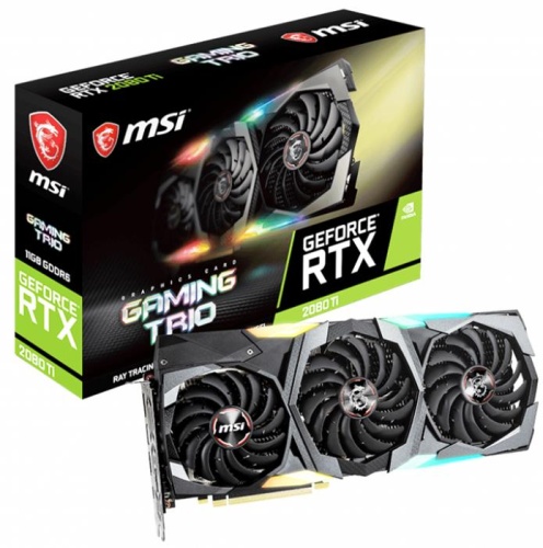 Видеокарта PCI-E MSI 11264Mb RTX 2080 Ti GAMING TRIO фото 5