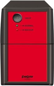  (UPS) ExeGate 400VA Power Back BNB-400 Black-Red EP254851RUS