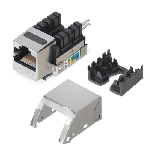 Модуль-вставка Cabeus KJ-RJ45-Cat.5E-SH-90 Модуль-вставка Cabeus KJ-RJ45-Cat.5E-SH-90