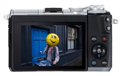 Цифровой фотоаппарат Canon EOS M6 черный/серебристый 1725C002 фото 2