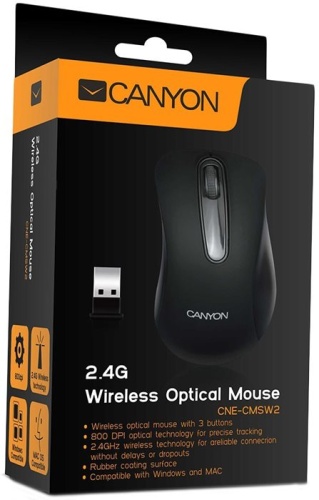 Беспроводная мышь CANYON CNE-CMSW2 фото 2 Беспроводная мышь CANYON CNE-CMSW2 фото 2