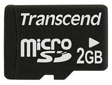 Карта памяти Micro SD Transcend 2ГБ TS2GUSD