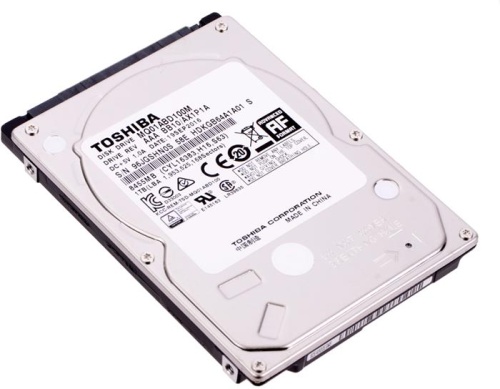 Жесткий диск SATA HDD 2.5 Toshiba 1Tb MQ01ABD100M