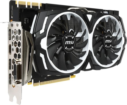 Видеокарта PCI-E MSI 8192Mb GTX 1080 ARMOR 8G OC