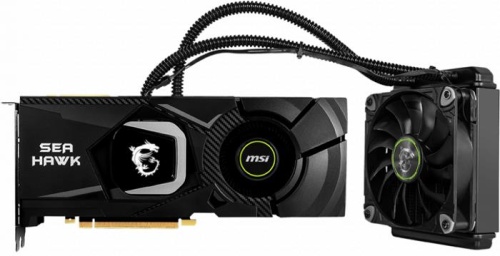 Видеокарта PCI-E MSI 11264Mb RTX 2080 Ti SEA HAWK X RTX 2080 TI SEA HAWK X фото 2