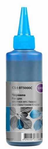 Чернила совместимые Cactus CS-I-BT5000C голубой 100мл