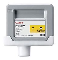 Оригинальный струйный картридж Canon PFI-303Y (желтый) 2961B001