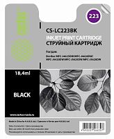 Картридж струйный совместимый Cactus CS-LC223BK черный