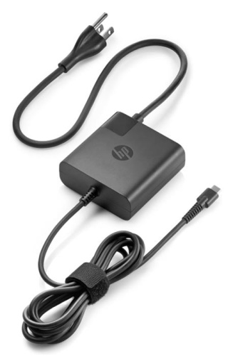Блок питания для ноутбука Hewlett Packard AC Adapter 65W USB-C Power Adapter 1HE08AA Блок питания для ноутбука Hewlett Packard AC Adapter 65W USB-C Power Adapter 1HE08AA