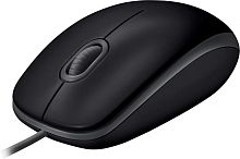 Мышь Logitech B110 SILENT черный/серый 910-005508