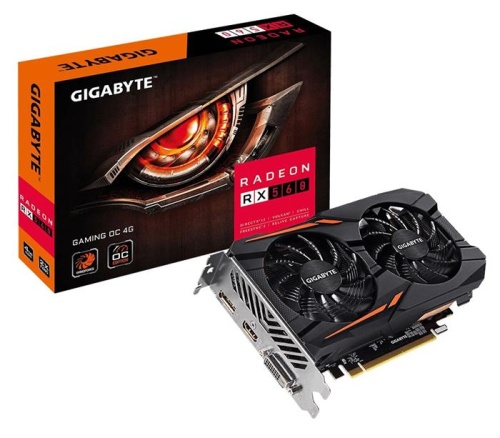 Видеокарта PCI-E GIGABYTE 4096Mb GV-RX560GAMING OC-4GD фото 3