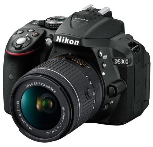 Цифровой фотоаппарат Nikon D5300 черный VBA370K007