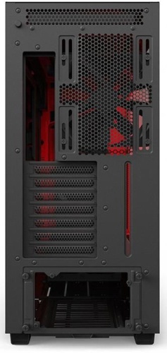 Корпус Miditower NZXT CA-H700W-BR H700i SMART MATTE BLACK/RED фото 3