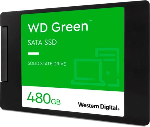 Накопитель SSD SATA 2.5 Western Digital 480Gb Green (WDS480G3G0A) фото 3