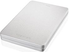 Внешний жесткий диск 2.5 Toshiba 1TB Canvio ALU HDTH310ES3AA Silver