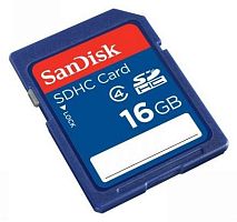 Карта памяти SDHC SanDisk 16ГБ SDSDB-016G-B35