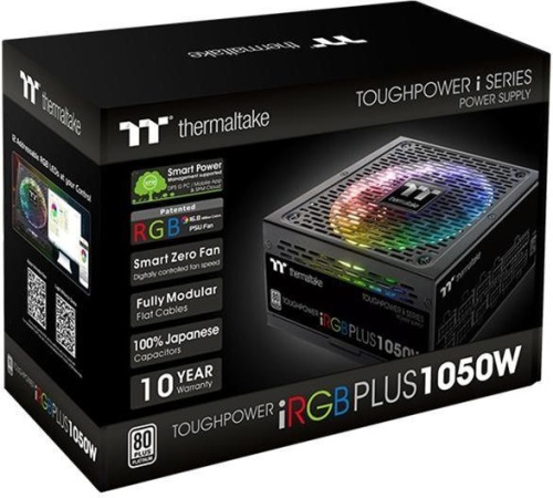 Блок питания Thermaltake 1050W Toughpower iRGB Plus PS-TPI-1050F2FDPE-1 фото 7