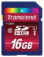 Карта памяти SDHC Transcend 16ГБ TS16GSDHC10U1