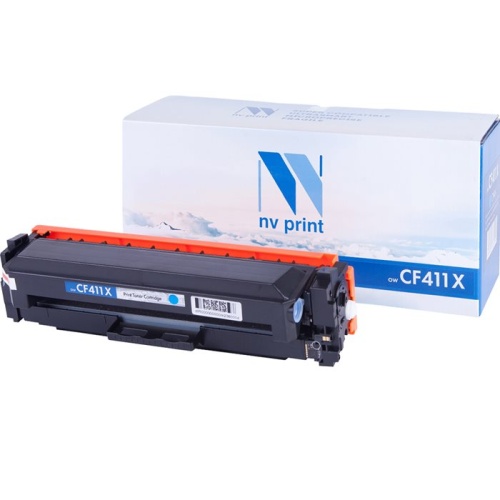 Картридж совместимый лазерный NV Print CF411X Cyan NV-CF411XC