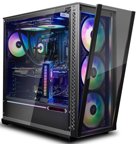 Корпус Fulltower Deepcool MATREXX 70 ADD-RGB 3F Black (DP-ATX-MATREXX70-BKG0P) DP-ATX-MATREXX70-BKG0P-3F фото 2