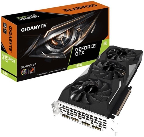 Видеокарта PCI-E GIGABYTE 6144Mb GV-N1660GAMING-6GD фото 6