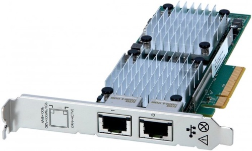 Серв. опция - сет. адаптер Hewlett Packard HPE Ethernet Adapter, 530T, 2x10Gb, PCIe(2.0), Qlogic 656596-B21