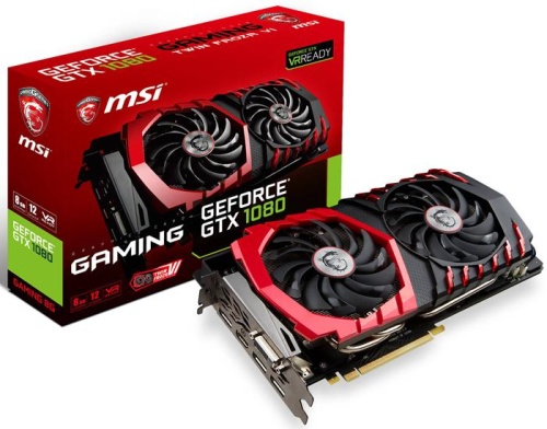 Видеокарта PCI-E MSI 8192МБ GeForce GTX 1080 GAMING 8G фото 2