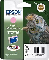 Оригинальный струйный картридж Epson T0796 C13T07964010 светло-пурпурный