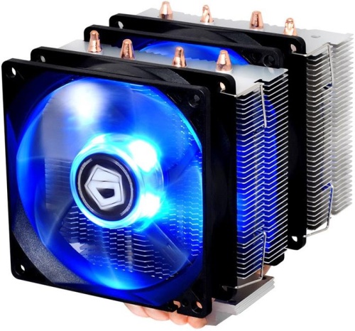 Кулер для процессора ID-Cooling SE-904TWIN 150W/Double fan/PWM/ Blue LED