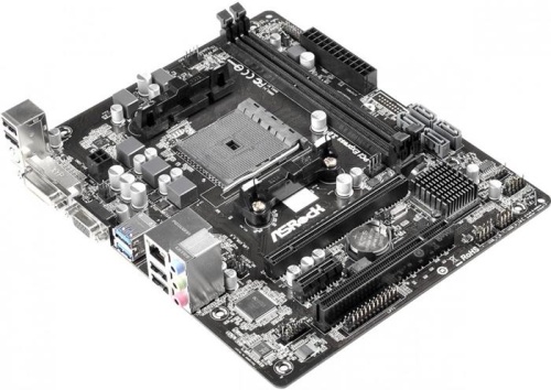 Мат. плата SocketFM2+ ASRock FM2A68M-DG3+ фото 3